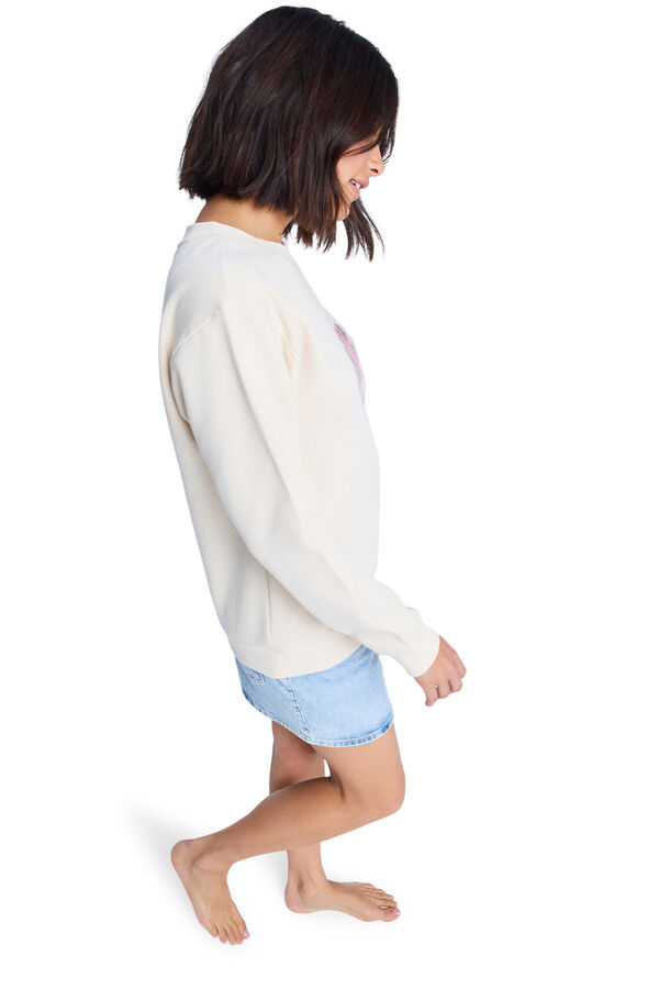 Roxy Surf Stoked Brushed - Sudadera para mujer beige