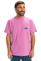 Quiksilver  Camiseta masculina de manga curta rosa