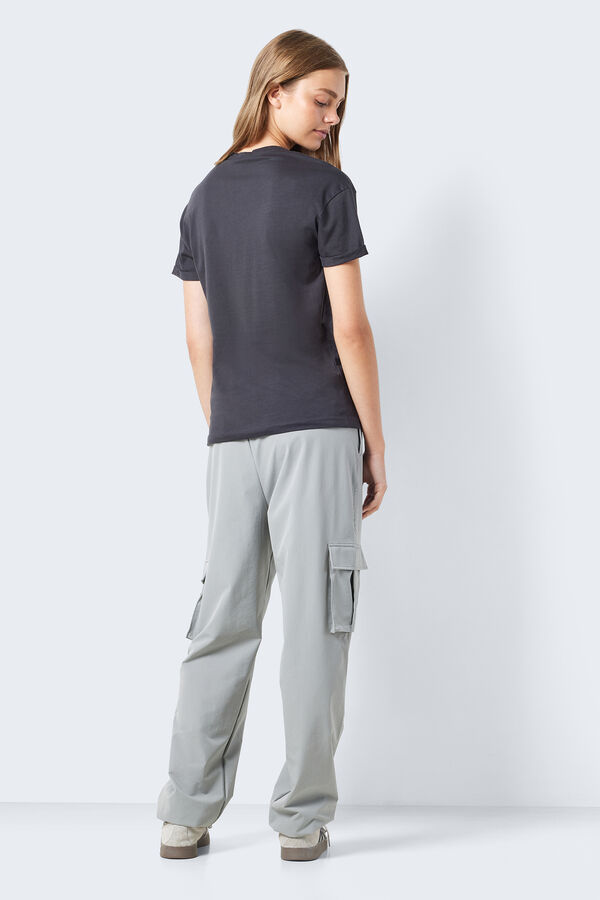 Noisy May T-shirt manga curta "ACDC" preto