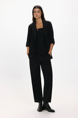 JDY Pantal&oacute;n largo wideleg negro