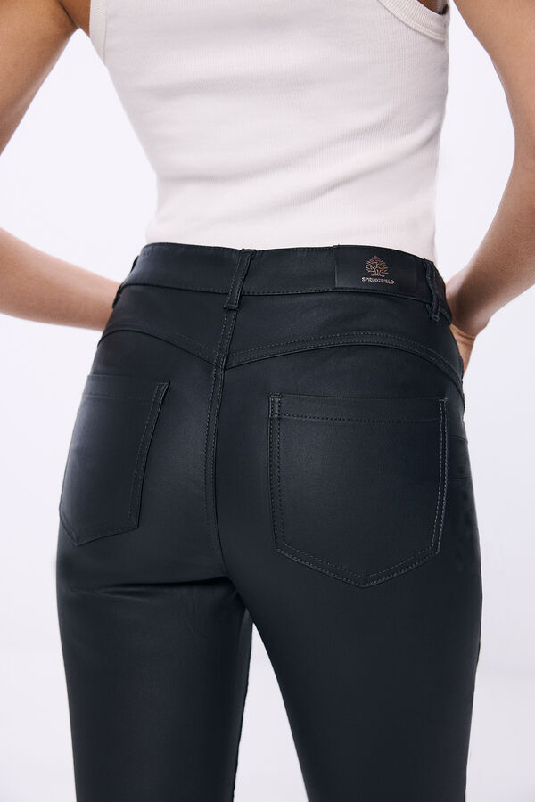 Springfield Cal&ccedil;a push-up encerada preto