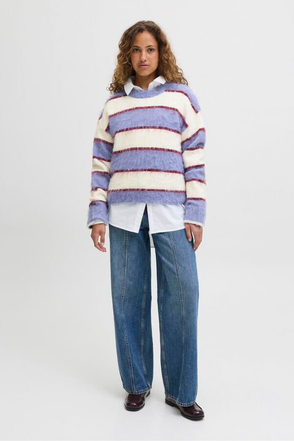 Jack & Jones Jersey de punto multicolor azul