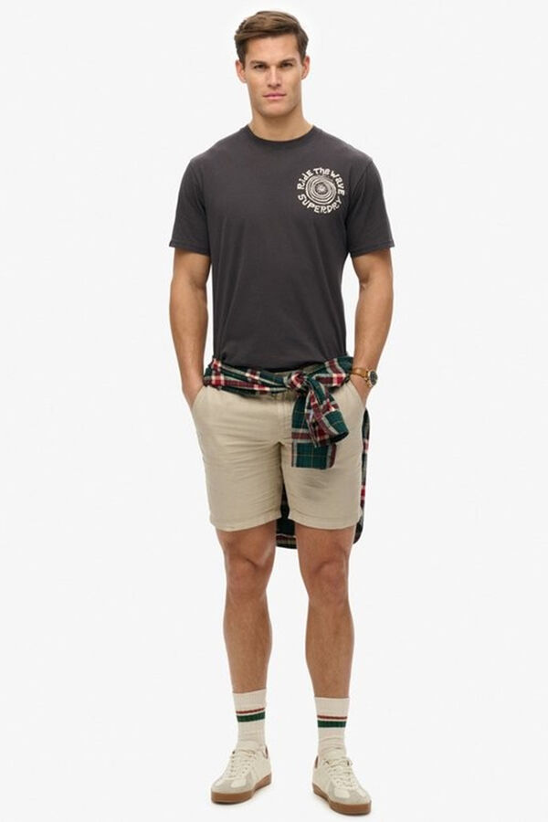 Superdry Camiseta Outdoor Narrative Loose Tee gris