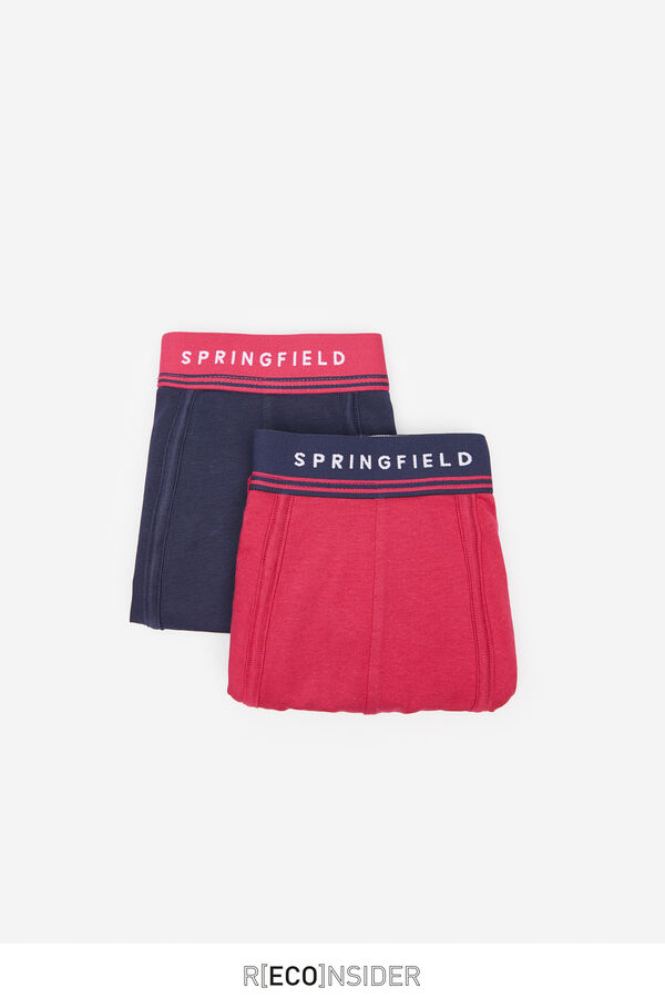 Springfield Pack 2 boxers básicos cor azulado