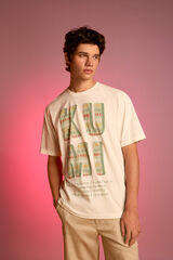 Springfield Camiseta do Projeto Beb&ecirc;s de Uganda bege