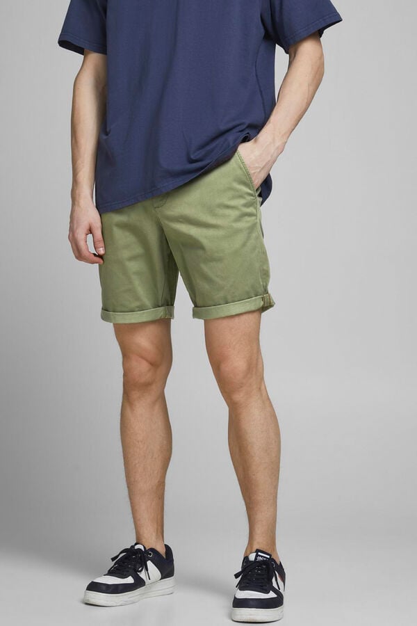 Jack & Jones Bermuda estilo chino regular fit verde