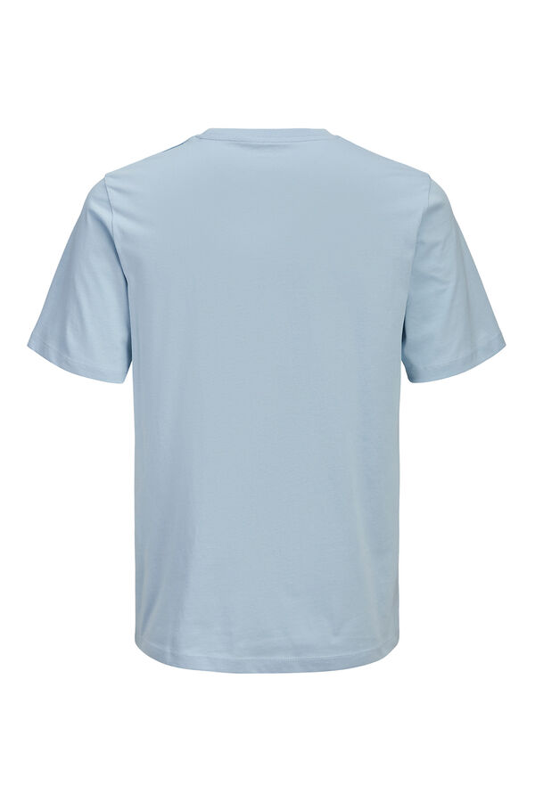 Jack & Jones Camiseta b&aacute;sica con logo azul