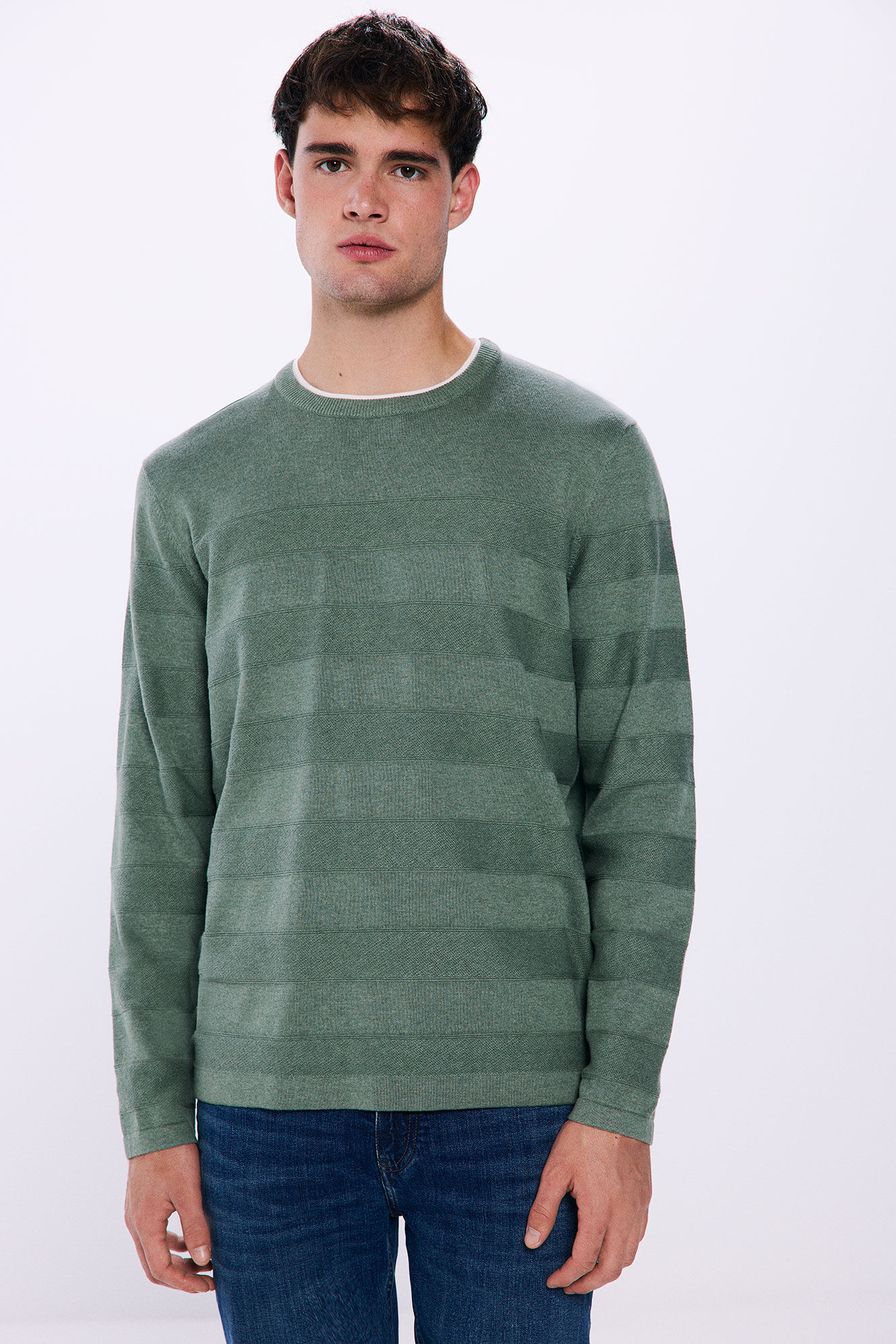 Springfield Camisola gola dupla