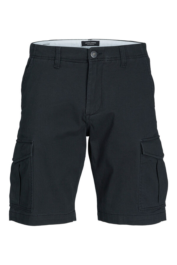 Jack & Jones Pantal&oacute;n corto tipo cargo negro