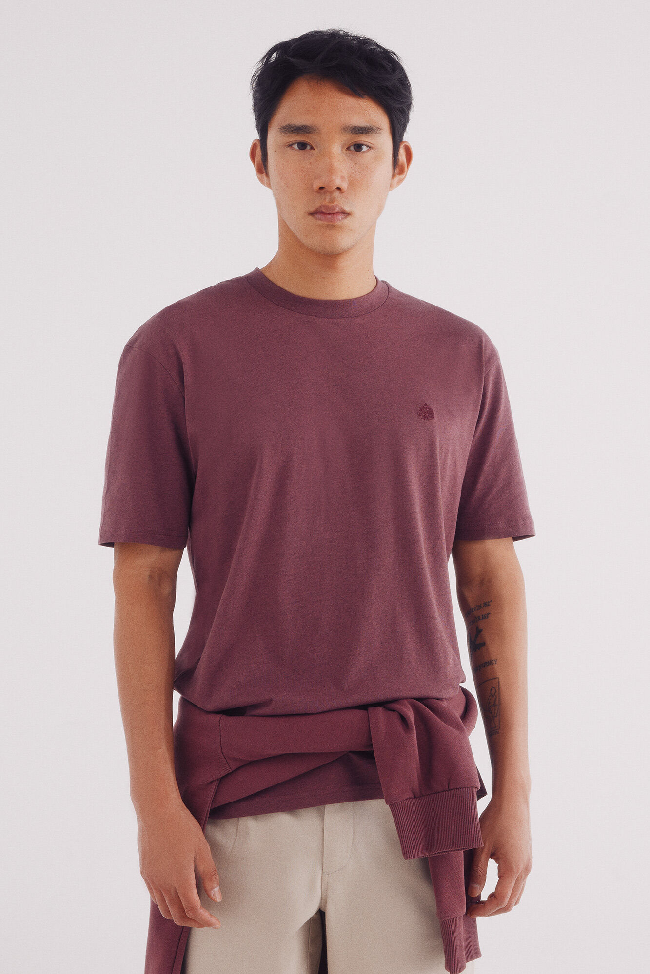 Springfield Camiseta b&aacute;sica melange