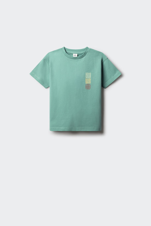 Springfield Kids Camiseta mosaico ni&ntilde;o estampado