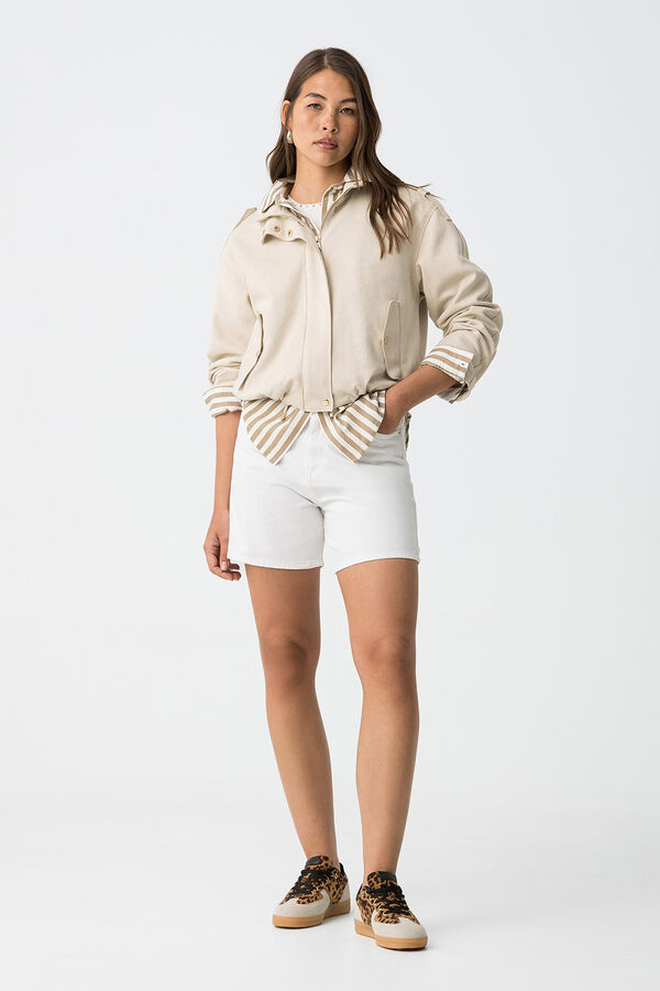 Tiffosi Cal&ccedil;as jeans branco