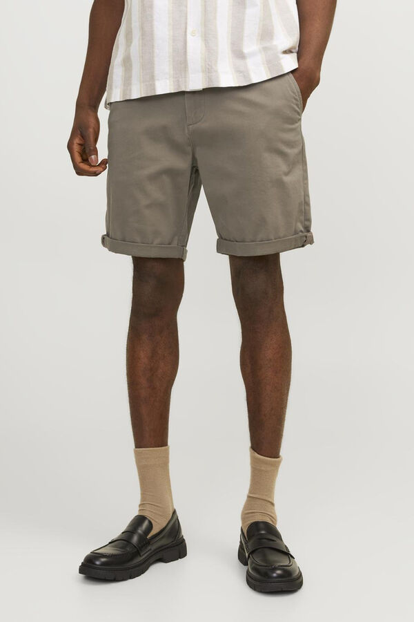 Jack & Jones Cal&ccedil;&otilde;es chino regular fit cinzento