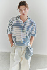 Trendyol Polo de manga curta azul