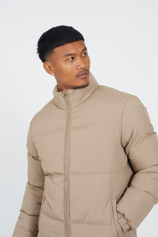 Brave Soul Plum&iacute;fero acolchado tostado