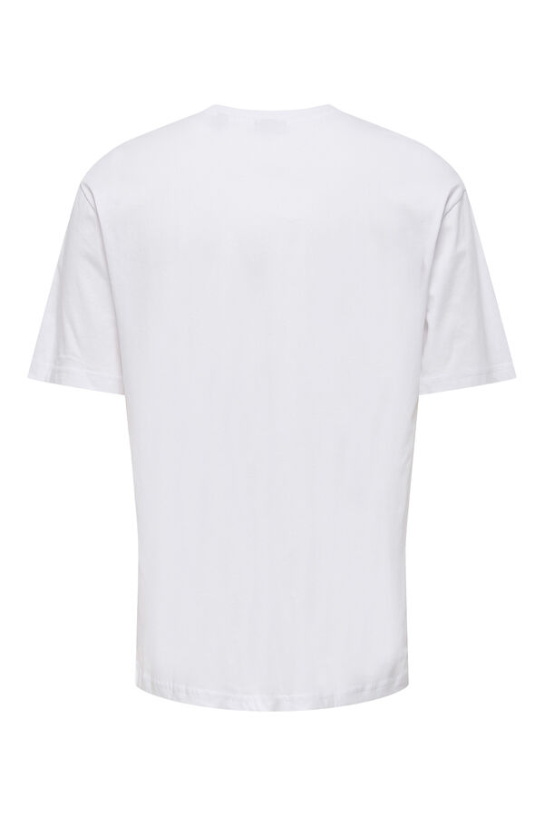 Only & Sons T-shirt de manga curta branco