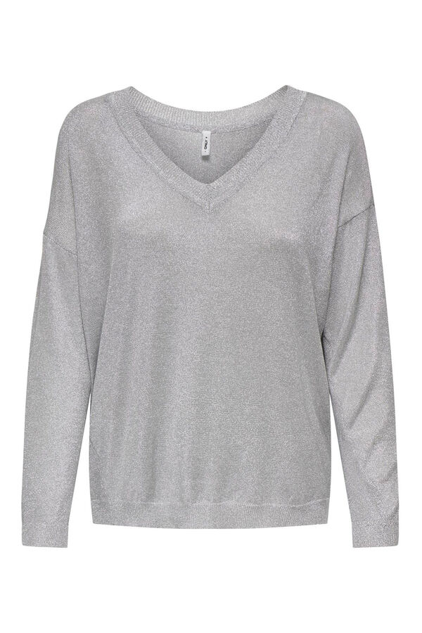 Only Camisola de malha cinzento