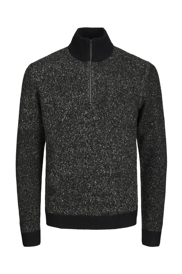 Jack & Jones Jersey cuello alto negro