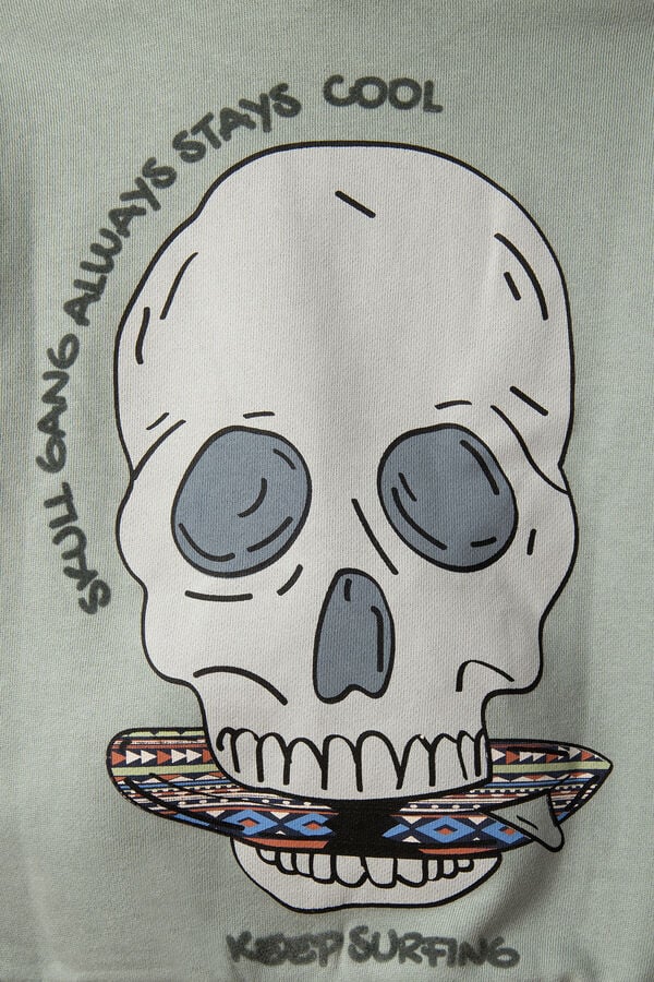 Springfield Kids Sudadera capucha Calavera azul