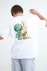 Balmohk T-shirt de manga curta branco