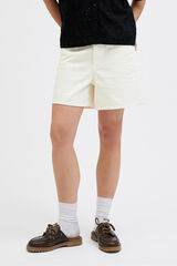 Jack & Jones Shorts denim com caimento relaxado branco