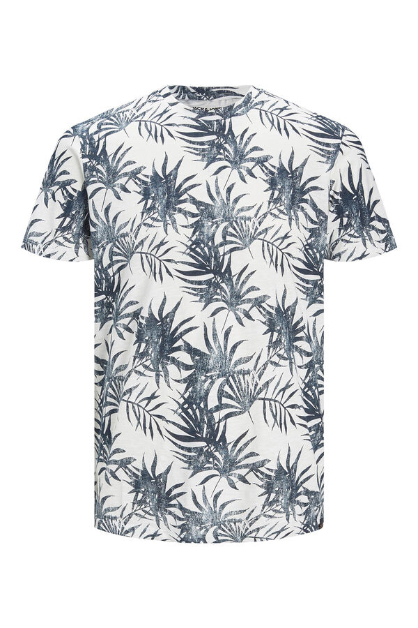 Jack & Jones T-shirt algod&atilde;o org&acirc;nico branco