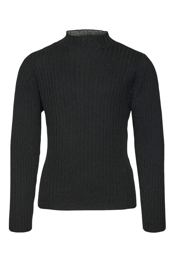 Vero Moda Girl Jersey cuello alto negro