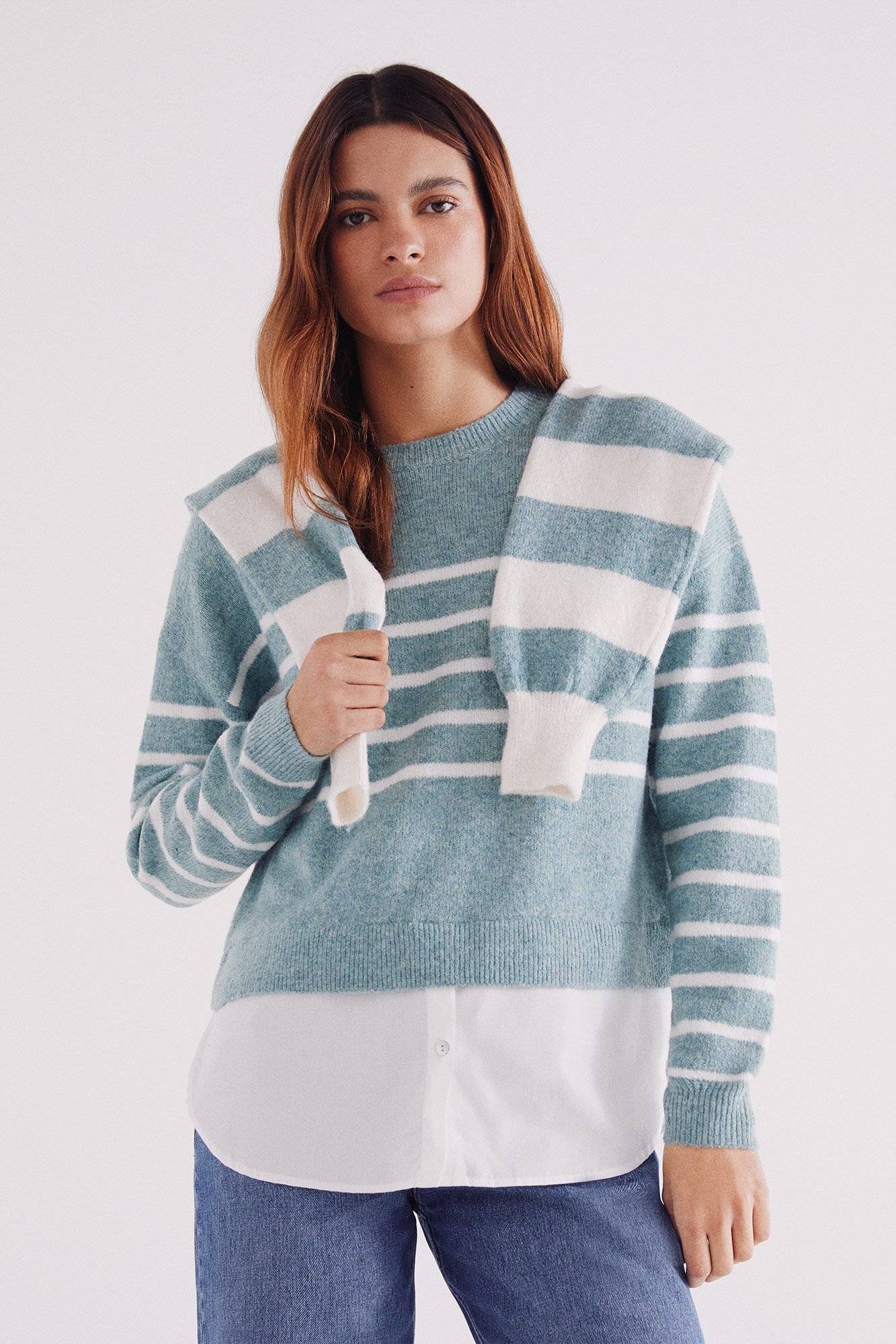 Springfield Camisola de malha combinada