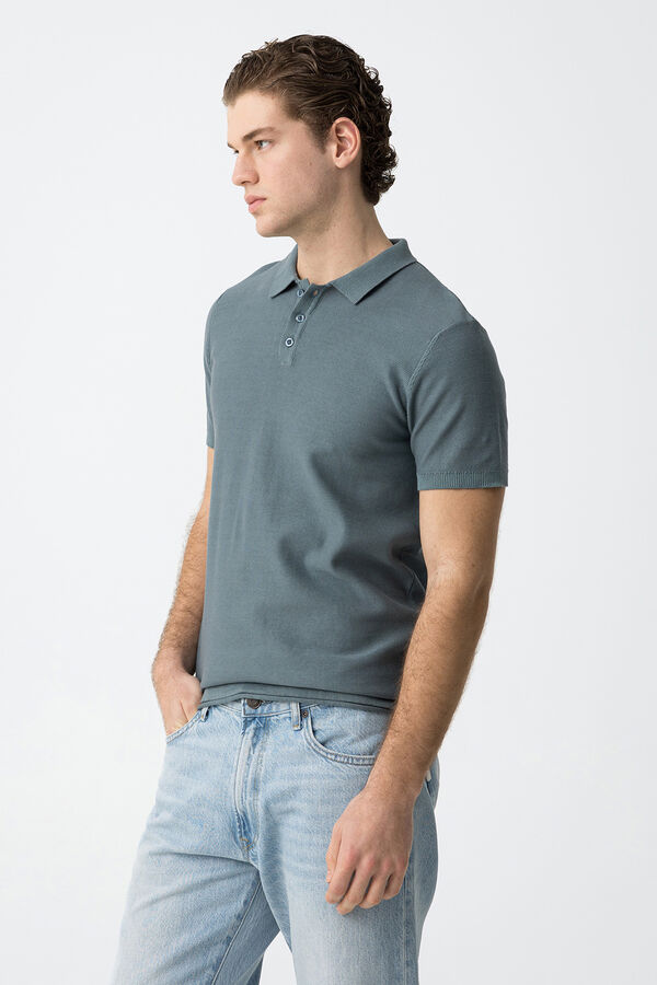 Tiffosi Polo Básico azul