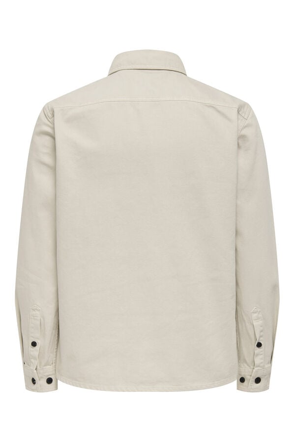 Only & Sons Sobrecamisa manga cinzento
