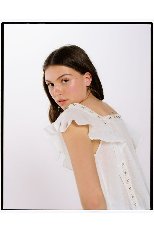 High Spirits Blusa Cotton estampado