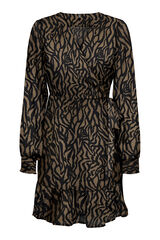 Only Vestido estampado floral gris