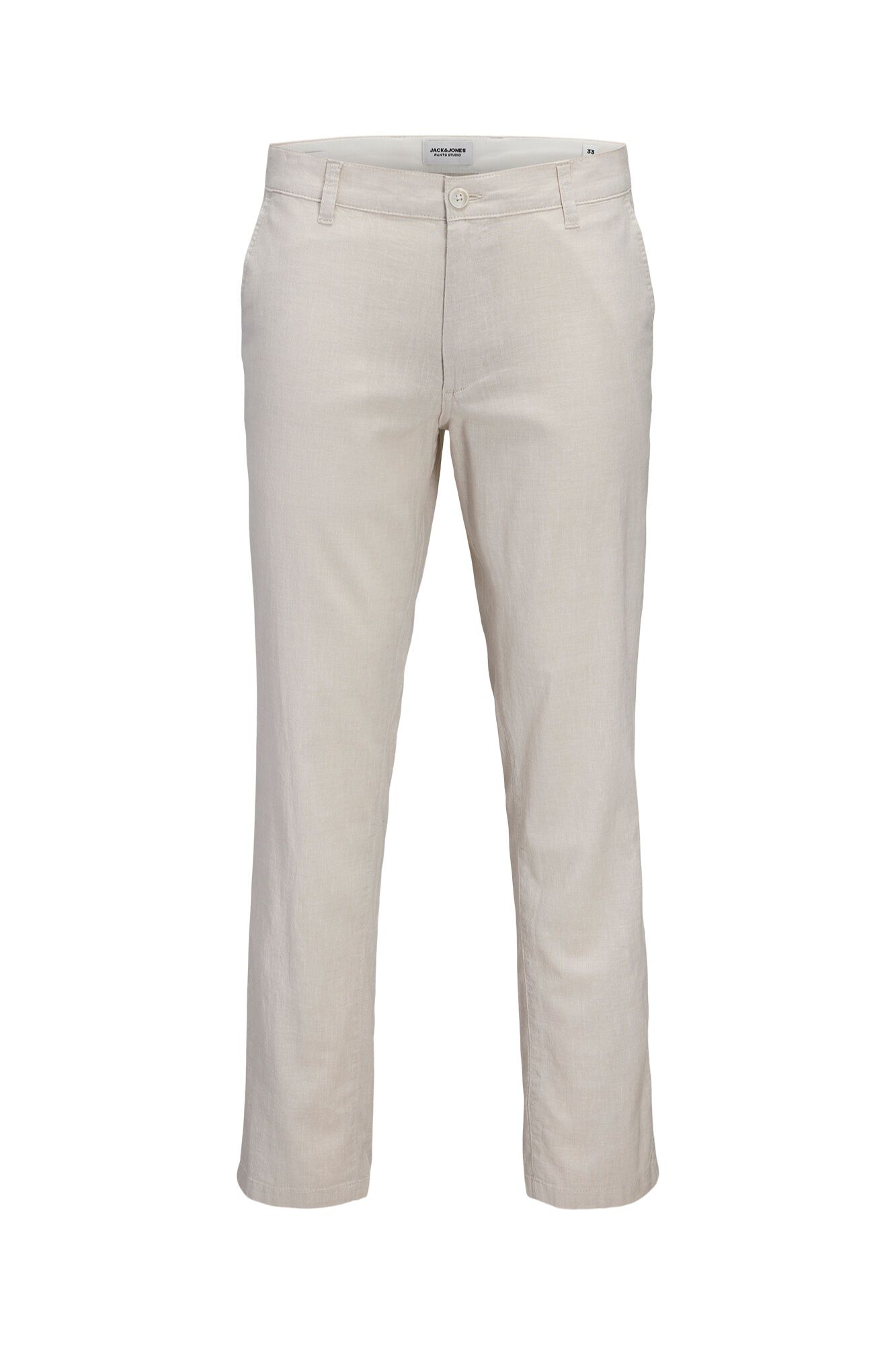 Jack & Jones Pantal&oacute;n chino regular fit lino