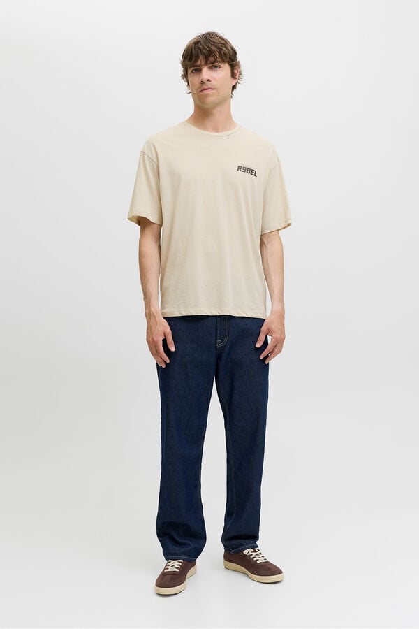 JJ REBEL Camiseta regular fit gris