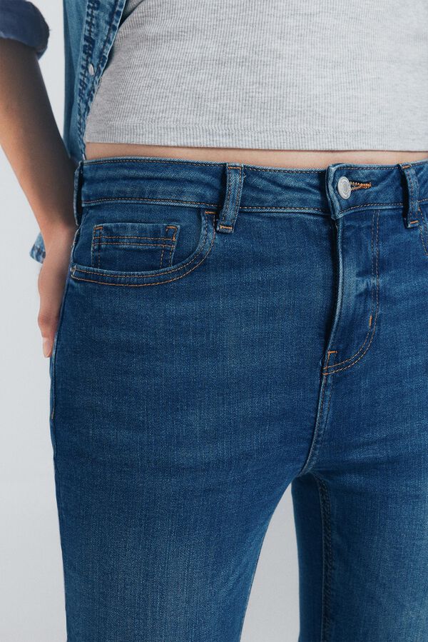 Springfield Jeans kick flare azul