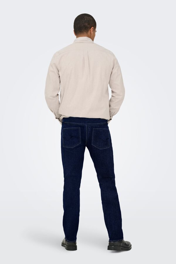 Only & Sons Cal&ccedil;as jeans regular fit azul