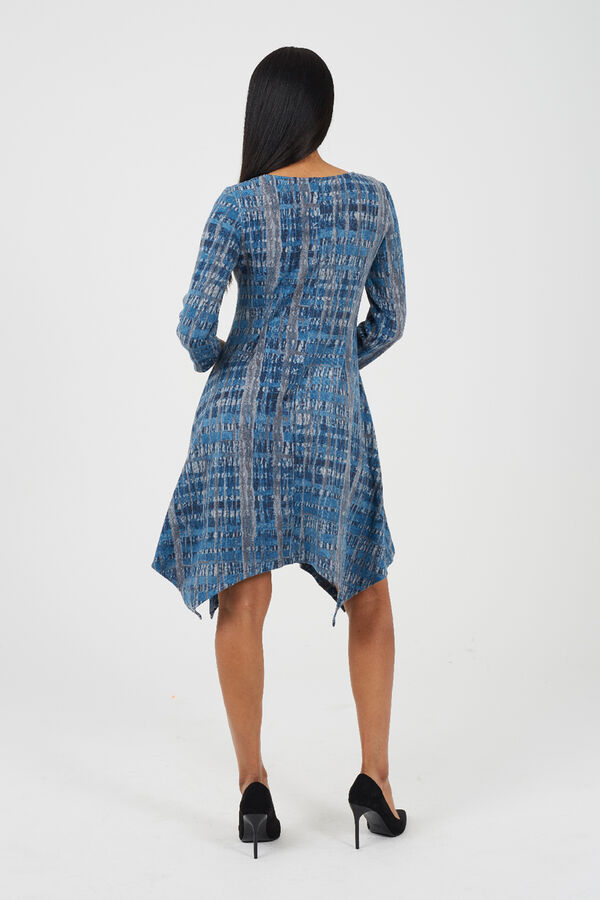 Brave Soul Vestido curto estampado azul