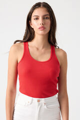 Inside Camiseta B&aacute;sica Nadadora rojo