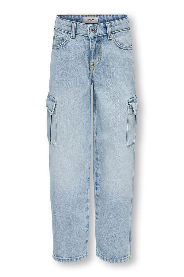 Only Girls Vaquero cargo ni&ntilde;a azul