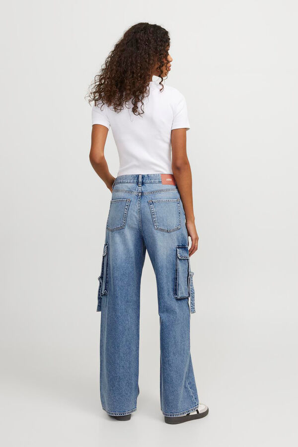 Jack & Jones Jeans Wide Leg Cargo azul