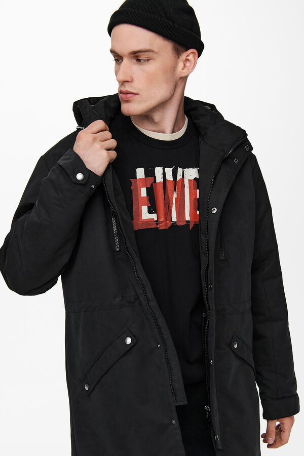 Only & Sons Parka preto