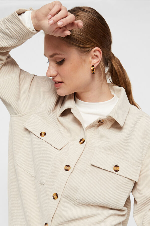 Pieces Sobrecamisa de pana gris