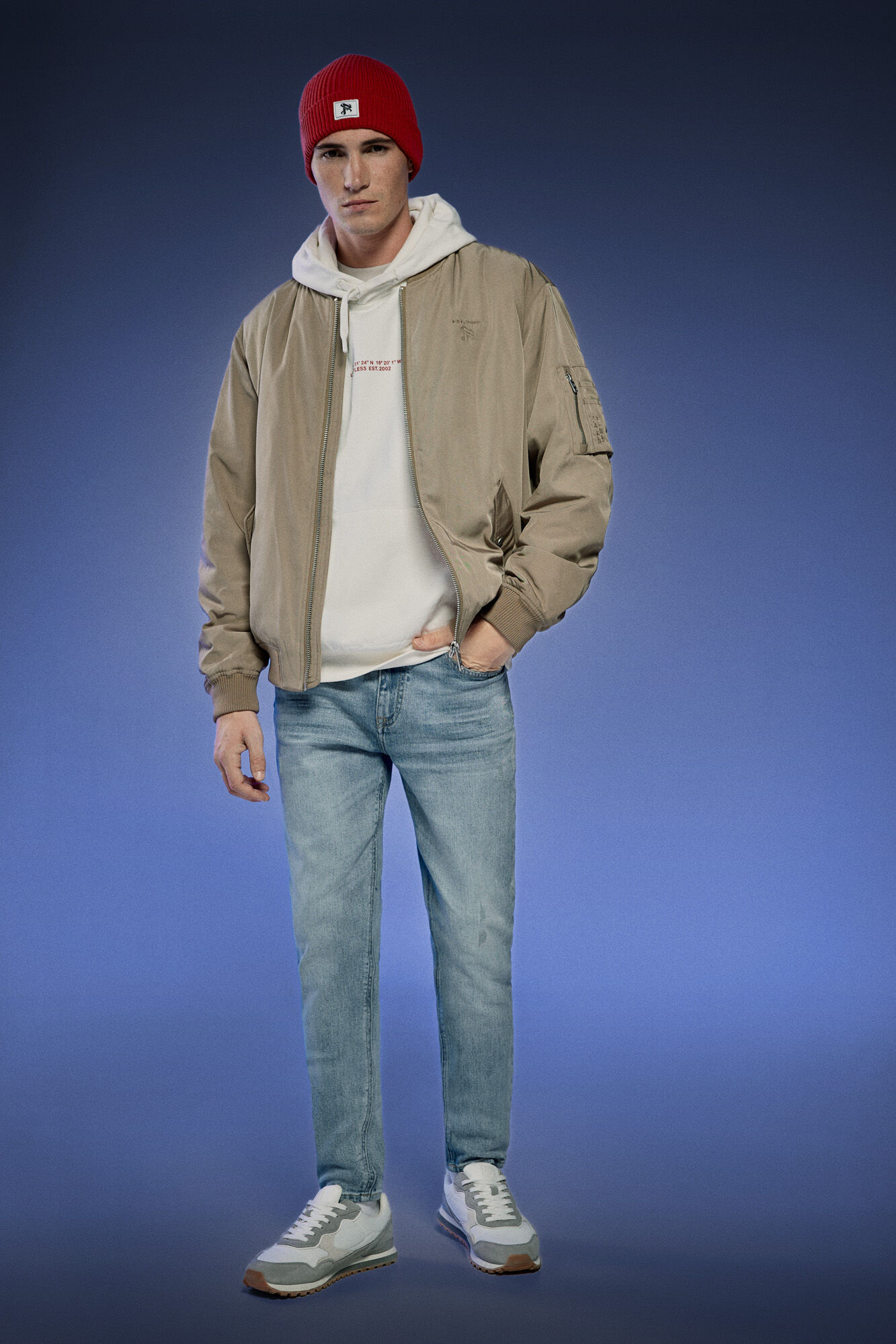 Springfield Jeans comfort skinny com lavagem m&eacute;dia-clara Pedri x Springfield