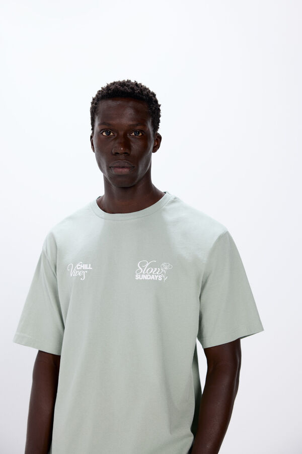 Springfield Camiseta slow sundays estampado