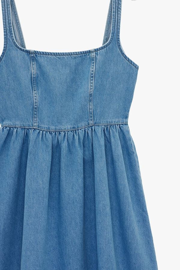 Koton Vestido mini denim azul