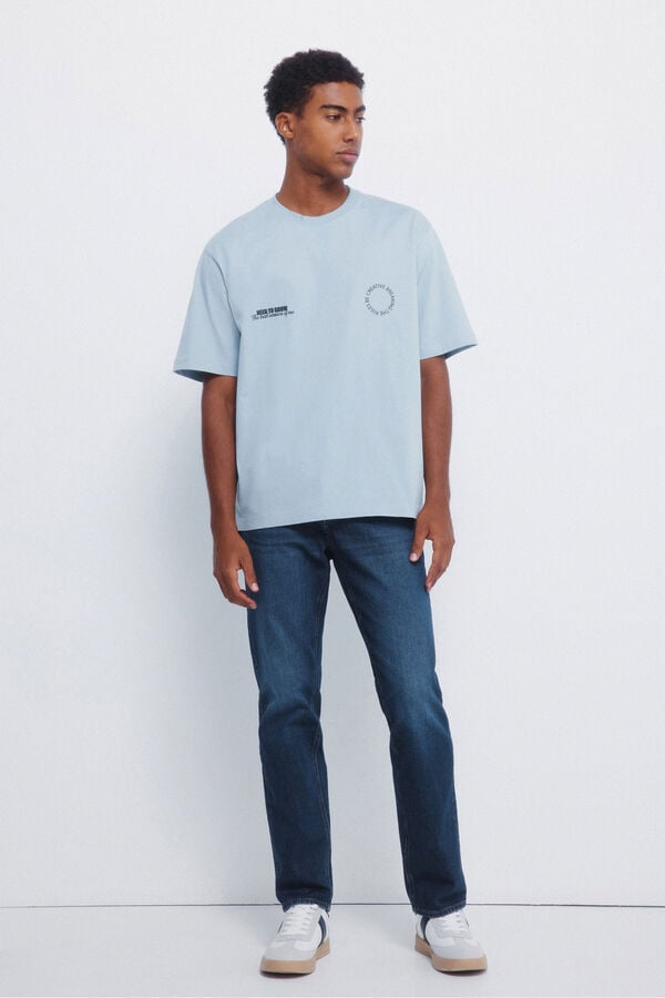 Springfield Camiseta present azul