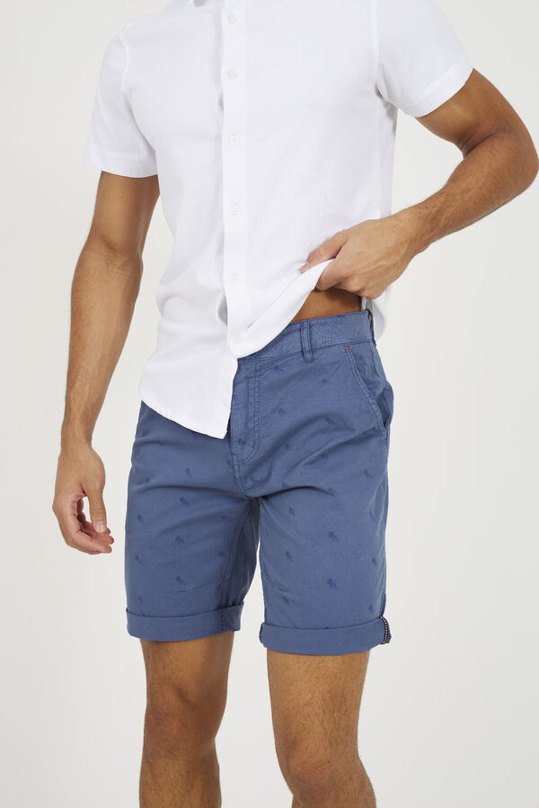 Brave Soul Shorts estampado azul