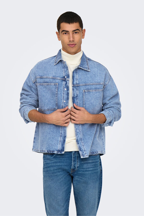 Only & Sons Chaqueta vaquera azul