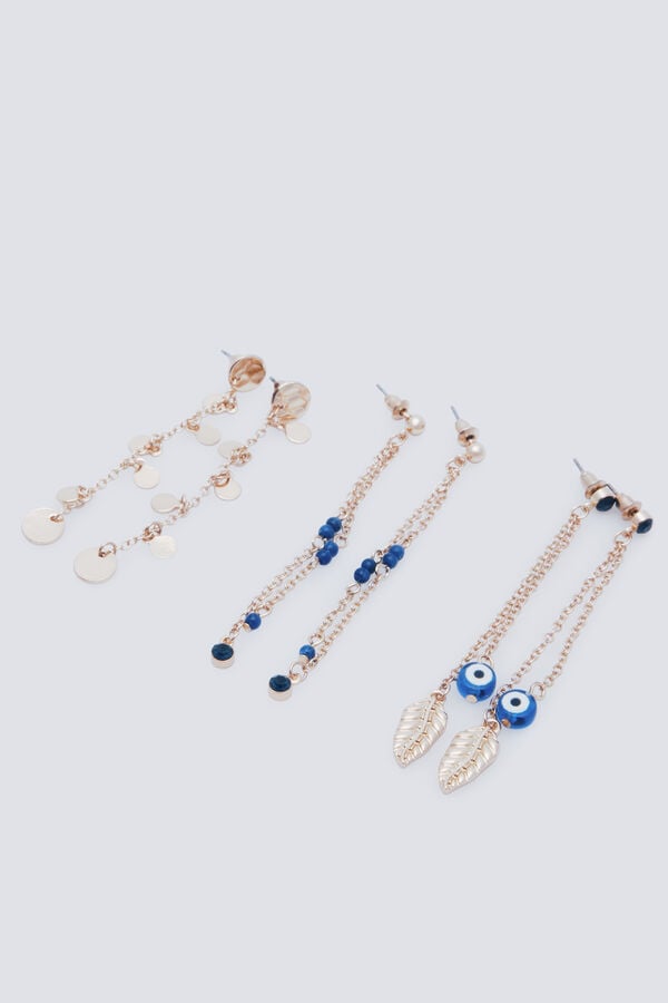 Springfield Pack pendientes largos boho amarillo