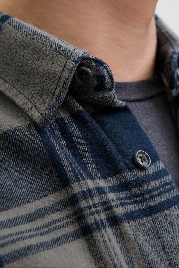 Jack & Jones Camisa regular fit cuadros azul